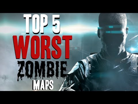 Top 5 Worst Zombie Maps (WAW, Black Ops, Black Ops II Zombies)