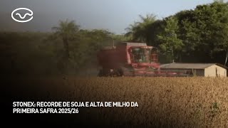 Stonex: recorde de soja e alta de milho da primeira safra 2025/26