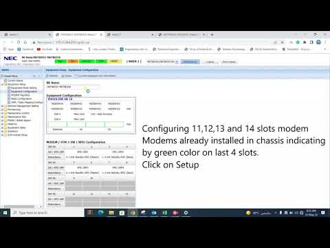 How To Configure NEC MW Link XPIC (1+1) Hot Standby