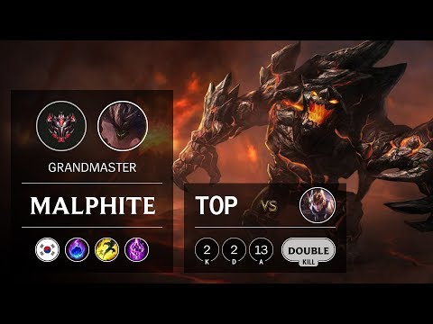 Malphite Top vs Quinn - KR Grandmaster Patch 9.19