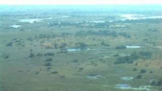 preview picture of video 'harufrei: Botswana - flying from Maun into the Okavango Delta'