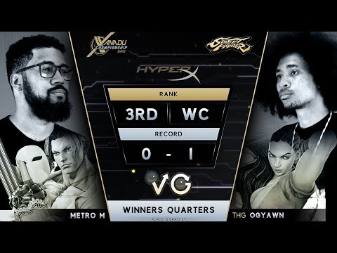 XCS FGC Finals SFV -  MetroM (Vega) Vs. THG | ogyawn (Laura) Street Fighter V Winners Quarters