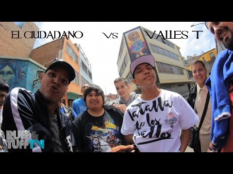 El Ciudadano VS Valles T freestyle en la calle en Peru RUFF & TUFF TV