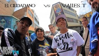 El Ciudadano VS Valles T freestyle en la calle en Peru RUFF & TUFF TV