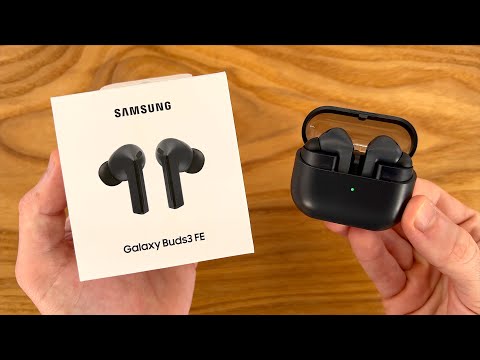 Samsung Galaxy Buds3 FE (Black) Unboxing & First Impressions!