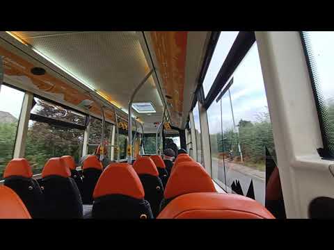 Ride on Trent Barton My15 YJ11 ENK 805 Optare Versa Mercedes Allison.