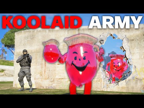 TROLLING PLAYERS AS THE KOOL-AID MAN! (GTA 5 RP)