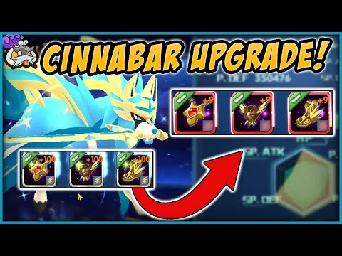 1 Million Power Boost with Cinnabar Gear - Red Lotus Upgrade - Pokeland Legends
