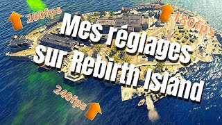 MES RÉGLAGES GRAPHIQUES SUR REBIRTH ISLAND