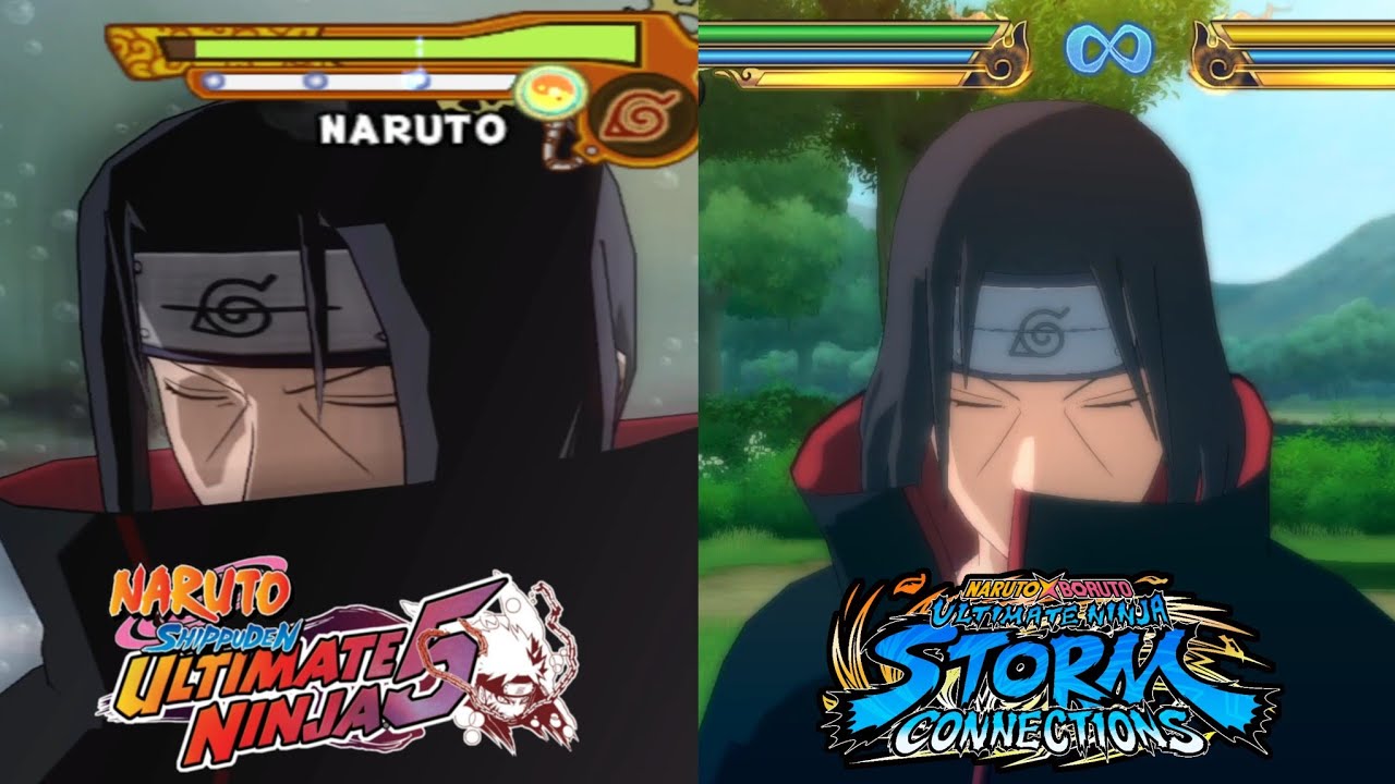Naruto Storm Connections VS Naruto Ultimate Ninja 5 | Ultimate Jutsu Comparison