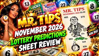 How to Use Mr.Tips November 2026 Lottery Predictions Sheet 