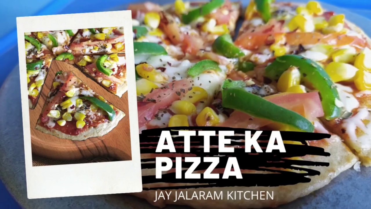 Healthy , Testy And Cheesy Pizza Using With a Wheat Flour Base Without Using Over or Yeast