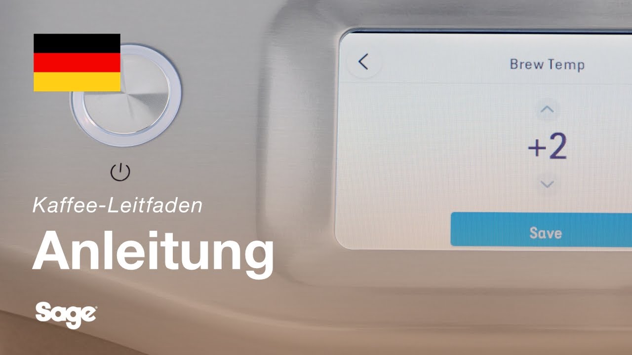 Anpassen der Brühtemperatur