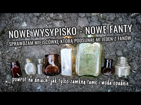82 "Bottle Digging - Przeszukuję wiktoriański śmietnik nad rzeką. Buteleczki i bottle stopper."