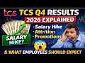 TCS Q4 Results 2026 Explained Salary Hike Attrition Promotions What Employees Should Expect