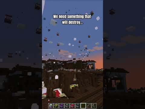 Insane Demolition in Minecraft! You won't believe what happens next! #shorts