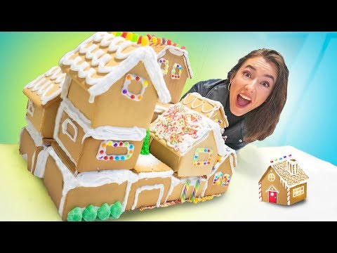 DIY GIANT GINGERBREAD HOUSE! Video