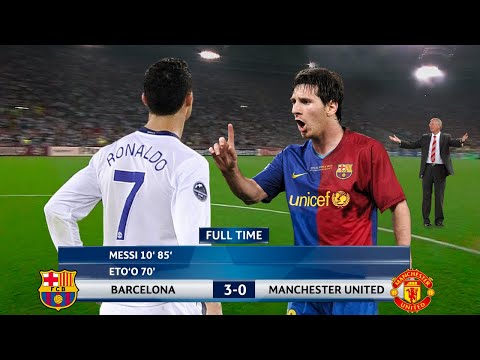 The Day Lionel Messi Singlehandedly Destroyed Cristiano Ronaldo & Man United