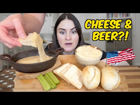 Brits Try American Beer Cheese Dip for the first time!