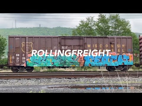 Pennsylvania Freight Train Graffiti Benching - 5/15/2022 [Raw Audio]