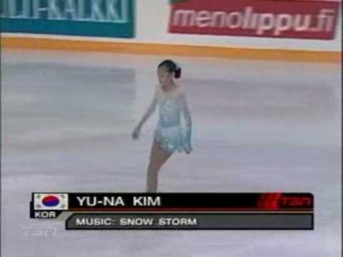 Figure Skating - 2004-2005 Junior Grand Prix Final (2004 JGPF) Yu-Na Kim - SP 'Snowstorm'