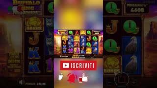 BIG WIN SLOT ONLINE BUFFALO KING|🎰SLOT CLUB ITALIA #shorts #short #slot #buffaloking