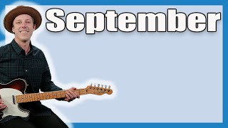 September Guitar Lesson (Earth Wind &amp; Fire)