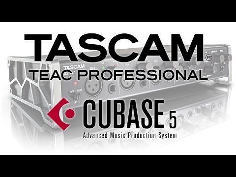 How to get started with any Tascam Audio Interface (+ Cubase 5) for AUDIO RECORDING