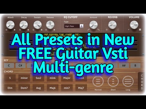 New FREE GUITAR VST Instrument by Agus Hardiman - Monster Guitar V2 (Midi Plugin) - All Presets