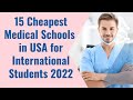 Study Medicine In Usa For International Students Fees