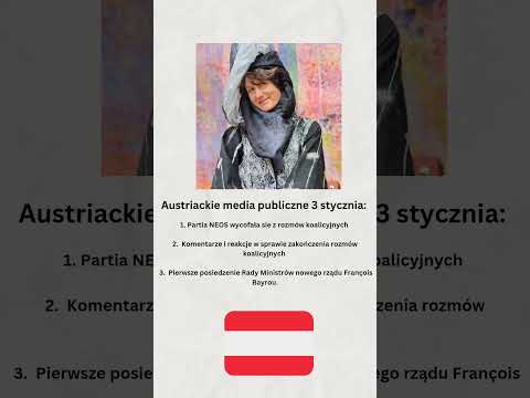Austriackie media publiczne 3 stycznia