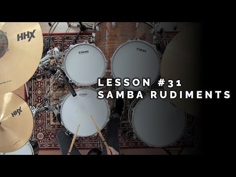 Lou's Licks, Lesson #31 - Samba Rudiments