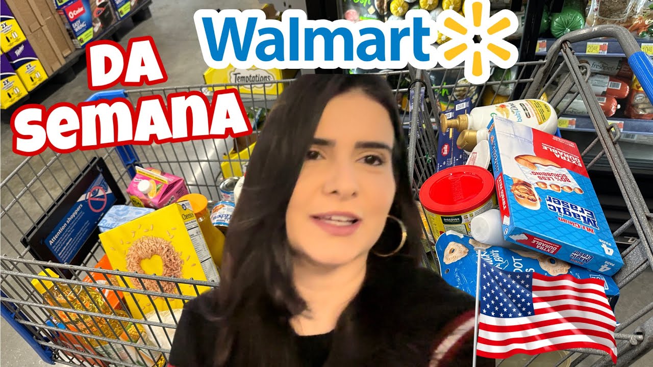 COMPRAS NO WALMART DOS EUA PRA RECEBER A FAMILIA DO MARIDO