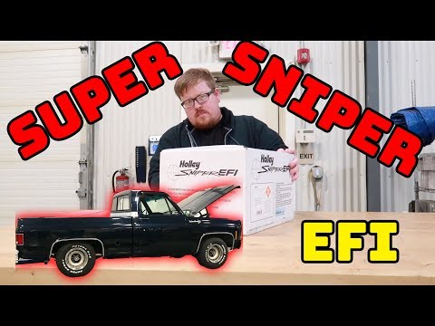 Holley Super Sniper Hyperspark Install C10 Pickup