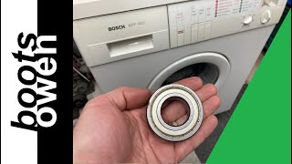 Noisy washing machine? Drum ball bearing full replacement process — easier than you think! DIY Method