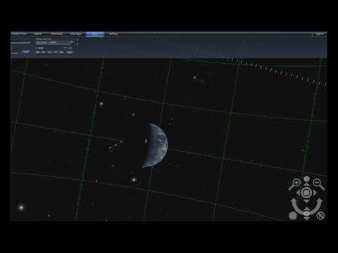 Ekliptik, Himmelsäquator und Frühlingsanfang mit World Wide Telescope