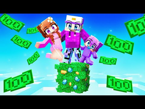 Minecraft But It's One Money Block
