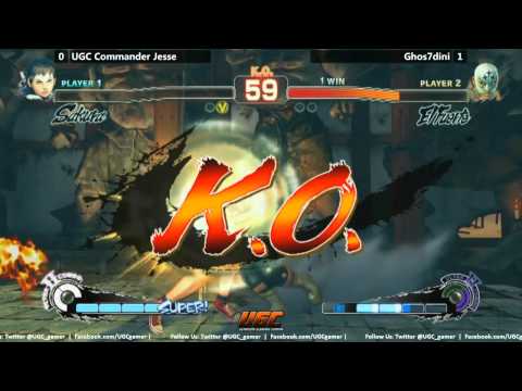 USF4 CMDR Jesse vs Ghos7dini