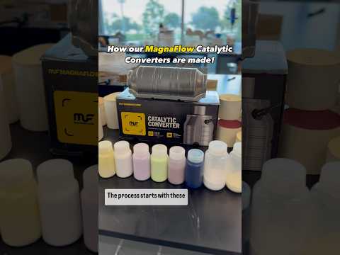 Check out how our #MagnaFlow catalytic converters are constructed!