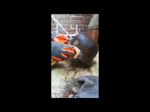 preserving Relic german ww2 helmets with parrafine