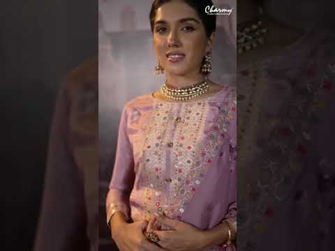 Zisa Falak Cream Silk Wholesale Designer Suits Catalog – product video thumbnail