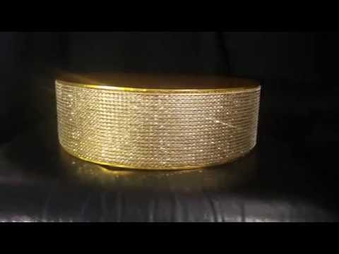 Gold diamante cake stand ( no mirror)