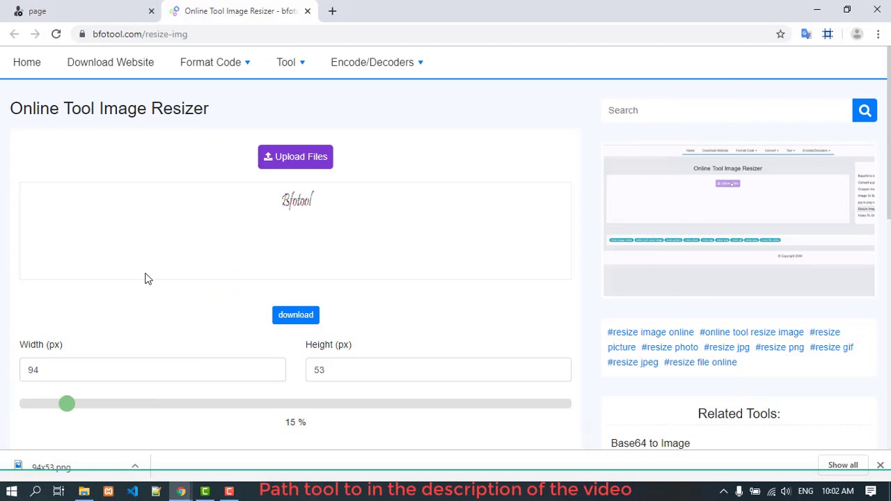 Online Tool Image Resizer