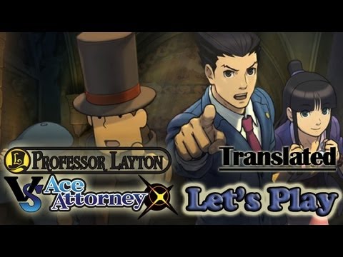 Let's Play Part 2 Professor Layton vs. Ace Attorney (Translated)