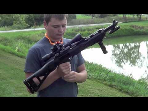 HI-POINT .45 CARBINE REVIEW, SLOW MOTION SHOTS, COOL GUN! SNYDER HIDER OUTDOORS
