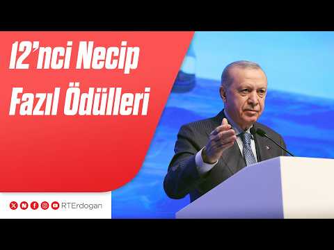 12. Necip Fazıl Ödülleri