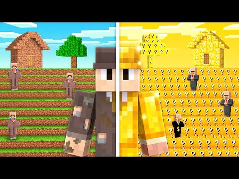 DOŁĄCZYŁEM DO CYWILIZACJI LUCKY BLOCK W MINECRAFT...