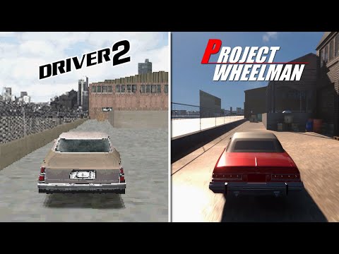 Driver 2 (PSX) vs. Project Wheelman (PC) - Comparison