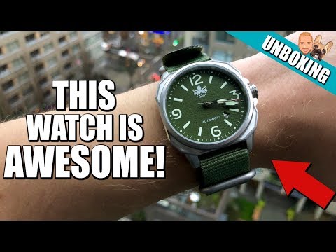AWESOME NEW MODEL - Phoibos Sentinel 200M Watch Unboxing Video
