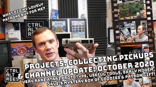 Projects & Pickups: Rare Atari Hardware, New Tools, Mystery Box of ST Games & Patron Gift!